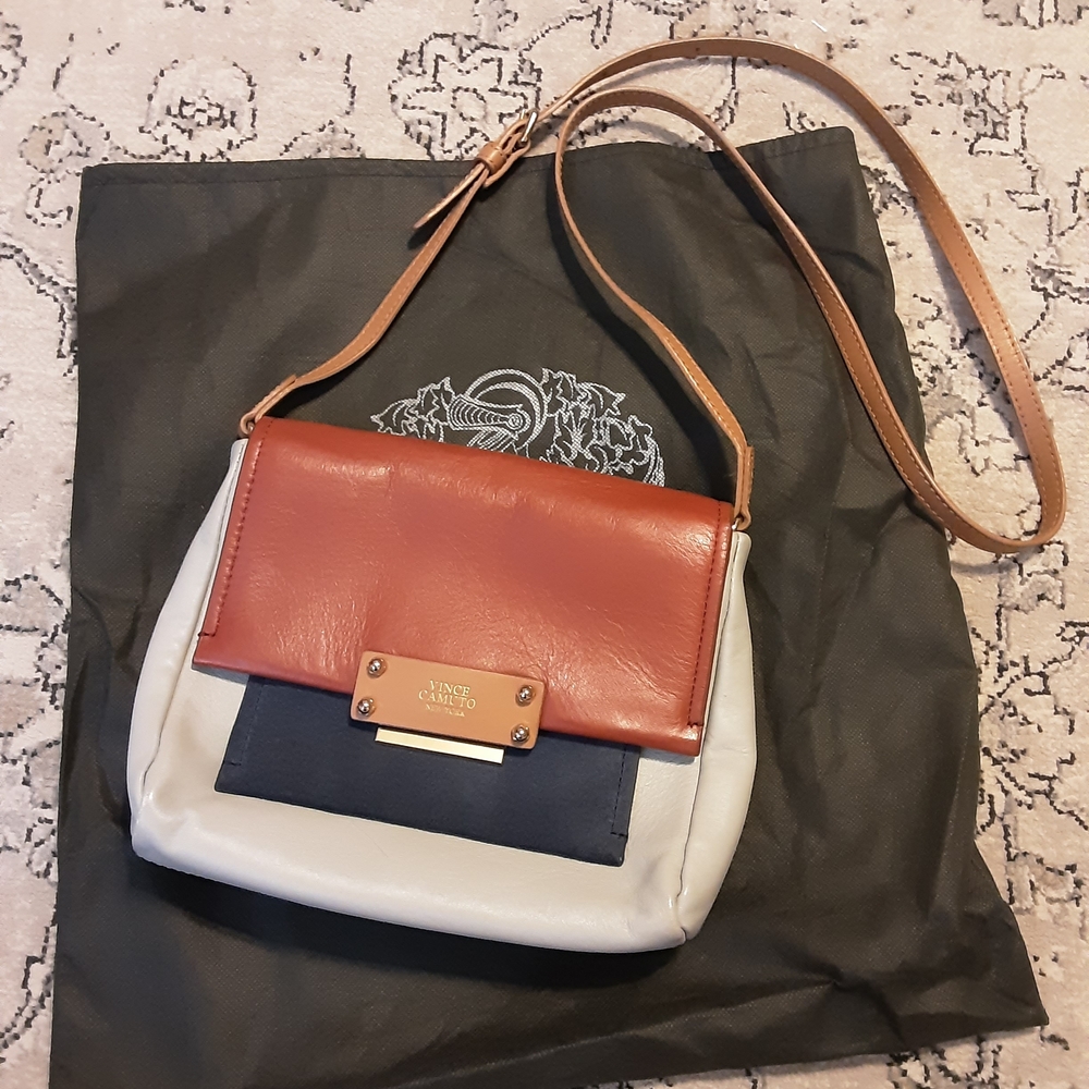 Vince Camuto Color Block Leather Crossbody Bag